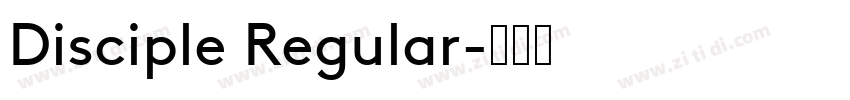 Disciple Regular字体转换